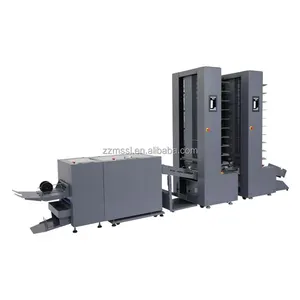 High Quality Wire Binding Machine Fully Automatic Upper Suction Collating Machine Book Paper Staple and Folding Machine For Sale