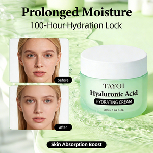Crème Visage Hydratante et Éclaircissante Personnalisée à l'Acide Hyaluronique, Niacinamide et Vitamine B5 – <span class=keywords><strong>Anti</strong></span>-rougeurs et Séborégulatrice - Product Image 6