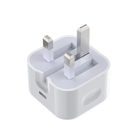Chargeur de voyage pliable avec prise britannique 3 broches, PD 20W, USB-C rapide 15W, VOOC 2.0, câble rétractable, chargeur mural pour téléphones mobiles 13/14/15