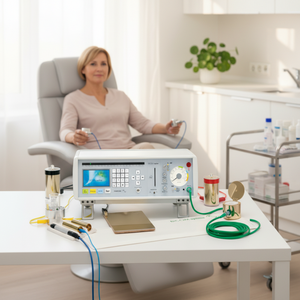 Dispositivo de Terapia Bifísica Bicom con Operación Inteligente para Fisioterapia y Alivio de Síntomas Alérgicos Clínicos - Product Image 1