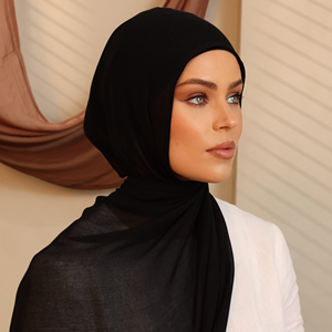 2025 léger doux respirant Modal tissé traditionnel couleur bloquant Hijab multifonction pour les femmes musulmanes 180x70cm - Product Image 2