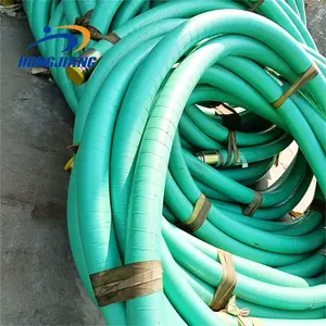 Flexible Smooth Cover Textile Braided 300psi Rubber Air Water Hose