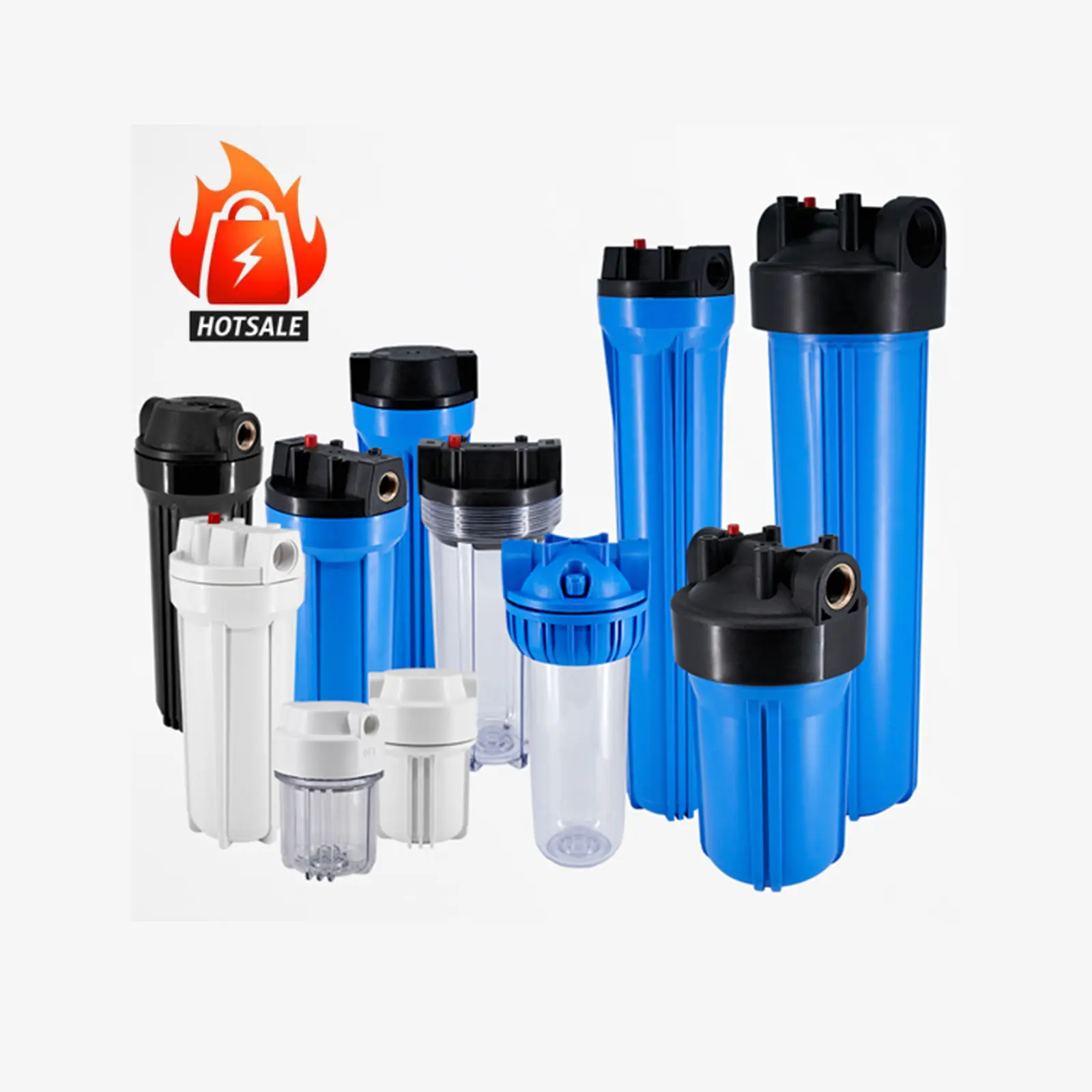 Nhà sản xuất của giá nhiều tầng lọc nhà ở PVC Lọc nhà ở lớn màu xanh lọc nước nhà ở