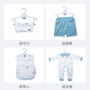 Perchero telescópico para niños, organizador de ropa antideslizante para bebés, diseño de alerón rectangular, tipo montado en la pared - Product Image 2
