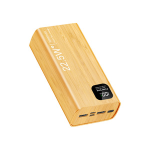 พาวเวอร์แบงค์ลายไม้ไผ่ 30000mAh 22.5W หน้าจอดิจิตอล ไฟคู่ พร้อมไฟฉาย LED - Product Image 5