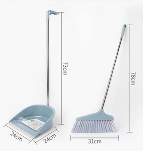 Set <span class=keywords><strong>Scopa</strong></span> e Paletta in Plastica per Pulizie Domestiche, <span class=keywords><strong>Scopa</strong></span> Morbida e Paletta Coordinata, Vendita all'Ingrosso dalla Fabbrica - Product Image 3