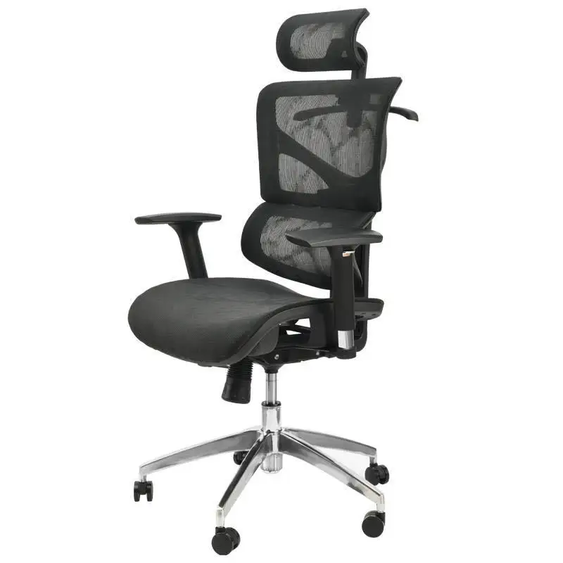 Cadeira ergonômica do escritório Mesh Home Desk Chairs com pés Cadeira traseira alta do computador com encosto de cabeça ajustável