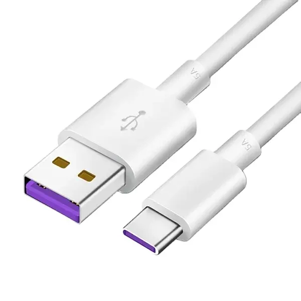 Kabel Data USB Tipe C, Charger ponsel tipe C untuk Android, kabel pengisian cepat, kabel Data USB Tipe C 5A