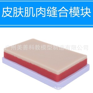 Module de pratique de suture cutanée chirurgicale : Peau en silicone, équipement de formation à la suture par injection pour la pratique médicale et chirurgicale. - Product Image 3