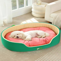 Nid pour animaux de compagnie lavable, lit pour chien universel quatre saisons, coussin double face pour chat, tapis de couchage doux et chaud pour chiot
