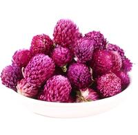 Teh Bunga Globe Amaranth Kering Alami Warna Merah Ungu Bunga Gomphrena Globosa untuk Dekorasi