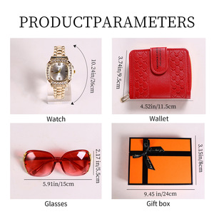 Gift <b>Set</b> Wallet <b>Watch</b> Sunglasses Box Exquisite Valentine'S Day Gift For Girlfriend - Product Image 4