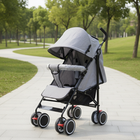 Poussette parapluie bébé quatre roues de haute qualité et économique, peut s'asseoir et s'allonger, ultra-légère, pour bébé dès 3 mois