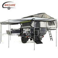 WECARE Petite caravane de camping tout-terrain Mini caravane tout-terrain Camping-car Van Remorque