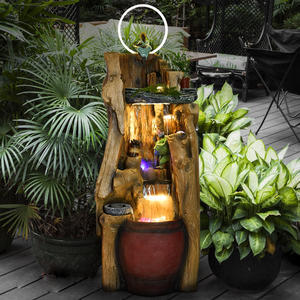 พระภิกษุผู้ฝึกสอนถอนบ้านในร่มและกลางแจ้งเฟอร์นิเจอร์ตกแต่งน้ําตกผนังน้ําพุสวนน้ําพุ - Product Image 5