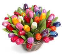 Bunga Kayu Artifisial Laris Manis 2021 Dekorasi Rumah Cantik Grosir Tulip Kayu Artifisial