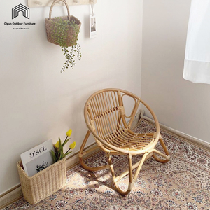 Chaises et meubles en <span class=keywords><strong>rotin</strong></span> traditionnels faits à la main en gros d'usine, chaises en <span class=keywords><strong>rotin</strong></span> pour enfants pour salon et hôtel - Product Image 4