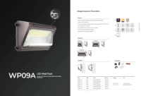 Projecteur mural LED de sécurité commercial, étanche, avec capteur photocellule, pour jardin et mur extérieur