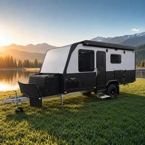 Caravane hybride tout-terrain standard australien 4x4, remorque <span class=keywords><strong>de</strong></span> camping robuste avec suspension indépendante, caravane à coque rigide - Product Image 1