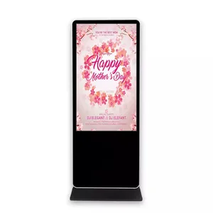 Custom Indoor Floor Stand Interactive Video Digital Display Vertical TV AD Machine LCD Touch Screen Advertising Player