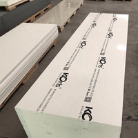 Prix de gros Plaques de surface solide en acrylique pur composite Staron LG Hi-macs blanc 6mm 12mm pour comptoir de réception incurvé d'hôtel