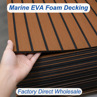 XYF Marine Özelleştirilebilir EVA Köpük Tekne Döşemesi Deniz Döşemesi Kapalı Hücreli Kendinden Yapışkanlı Kaymaz Kesilebilir Yat Güvertesi 6mm Kit