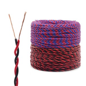 RVS 2-core Solid <span class=keywords><strong>Twisted</strong></span> <span class=keywords><strong>Pair</strong></span> 20 <span class=keywords><strong>18</strong></span> 17 15 <span class=keywords><strong>AWG</strong></span> PVC วัสดุทองแดงบริสุทธิ์<span class=keywords><strong>สาย</strong></span>ไฟ<span class=keywords><strong>สาย</strong></span>ชาร์จ - Product Image 1
