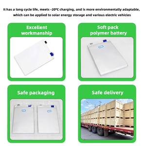 HHpower NMC kılıfı 3.7V 2424ah 30Ah 36Ah 40Ah 50Ah 60Ah 1500 döngü şarj edilebilir depolama polimer LIPO lityum iyon batarya hücre - Product Image 3