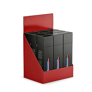 Emballage de cartouche CR vide avec boîte personnalisée avec affichage, boîte à sécurité enfant, 0,5 ml, papier d'art imperméable, gaufrage, 9 boîtes - Product Image 1