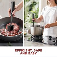 Hachoir à viande ABS en stock transfrontalier, pour la maison, pour la préparation de salades de pommes de terre, de tomates, de riz, mélangeur, broyeur, pelle, antiadhésif, sûr, résistant