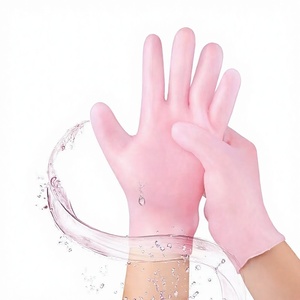 Gants en silicone pour les mains : Masque <span class=keywords><strong>auxiliaire</strong></span> protecteur, hydratant, anti-rides, exfoliant et anti-gerçures pour le soin des mains - Product Image 1