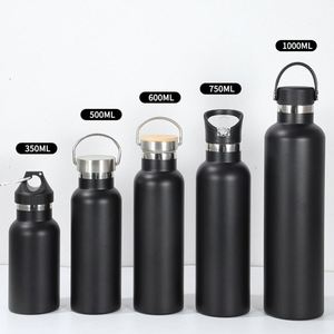 Double Wall Stainless Steel Lid Middle Mouth Water Bottle 24oz 32oz <b>Drink</b> Bottle Stay Cold <b>Hot</b> Selling Vacuum - Product Image 2