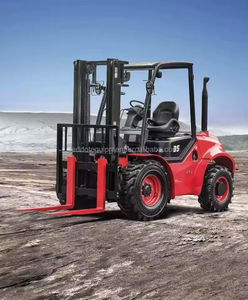 3,5 <span class=keywords><strong>Ton</strong></span> China Hoge Kwaliteit Vierwielaangedreven 70000mm Hefhoogte 3000kg Ruwterrein Heftruck Met CE - Product Image 2