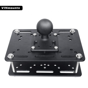 Support de fixation robuste en acier pour chariots élévateurs et véhicules d'entrepôt pour téléphones/tablettes/scanners de codes-barres/moniteurs VESA 75/100 - Product Image 2