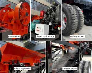 Langlebiger PE 400*600 Tragbarer Granit-Backenbrecher aus China mit Dieselmotor Mobiler Betonbrecher - Product Image 4