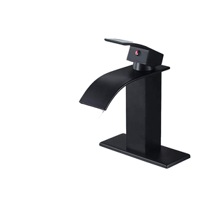 Hot Bán Cao Cấp Thép Không Gỉ Brass Thác Lưu Vực Vòi Nước Nóng Lạnh Thác Nước Bồn Rửa Mixer Phòng Tắm Vòi Nước Nóng Lạnh Nước - Product Image 5