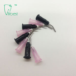 <strong>Disposable</strong> Dental Pre-Bent <strong>Needle</strong> Tips Electric Plastic and Metal Flowable Tips for Irrigation Dental Equipment Accessory - Product Image 2
