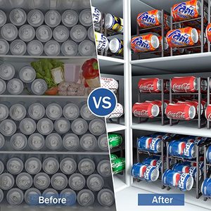 Distributeur empilable de boissons alcoolisées, support pour boissons, canette de rangement pour penderie ou réfrigérateur - Product Image 5