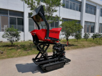 CARTIWELL 800 kg Neuer Hydraulischer Mini-Raupenkipper mit Hubfunktion für Verkauf