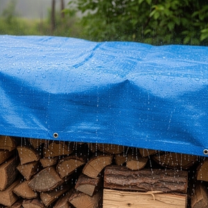 Bâche PE robuste bleue pour toiture, prix usine, OEM, imperméable, 100% PE neuf, pour couverture de camion et réservoir d'<span class=keywords><strong>eau</strong></span> - Product Image 3