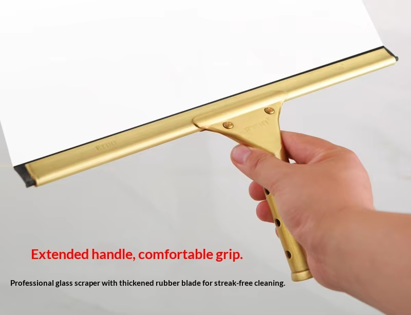 Hot Selling Customized Color Bathroom Window Cleaning Squeegee Silicone Professional Shower Squeegee Kitchen · image 1