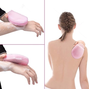 Spazzole da <span class=keywords><strong>bagno</strong></span> personalizzate in <span class=keywords><strong>Silicone</strong></span> morbido per bambini spugne e scrubber per il massaggio del corpo morbido e delicato lavaggio del <span class=keywords><strong>bagno</strong></span> - Product Image 4