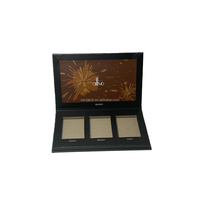 Boîte d'emballage cosmétique en carton, palette de fards à paupières vide, boîte de maquillage vide, boîte cadeau pour palette de fards à paupières, palette de rouge à lèvres