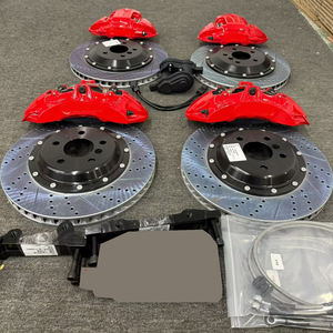 Kit <span class=keywords><strong>de</strong></span> freinage sur mesure <span class=keywords><strong>peint</strong></span> à la main avec étrier 6 pistons, disques <span class=keywords><strong>de</strong></span> <span class=keywords><strong>frein</strong></span> surdimensionnés, étrier 4 pistons et <span class=keywords><strong>frein</strong></span> <span class=keywords><strong>de</strong></span> stationnement électronique EPB pour Toyota Alphard 30 Vellfire - Product Image 4