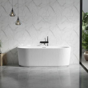 <span class=keywords><strong>Baignoire</strong></span> autoportante en acrylique blanc 170 cm, norme Asie du Moyen-Orient, prix compétitif pour la maison - Product Image 6