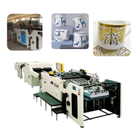Mesin Cetak Sablon Otomatis PLC Bearing Keramik Kaca Gearbox Motor Engine Garansi 1 Tahun Wicket Dryer Pembuat Stiker