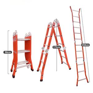 Diseño Industrial Pasarela de aluminio Rejilla Pasarela de metal perforada Escalera <span class=keywords><strong>Escaleras</strong></span> Barra de rampa <span class=keywords><strong>Escaleras</strong></span> <span class=keywords><strong>plegables</strong></span> de acero Apartamento - Product Image 4