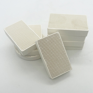 Viereckige ferninfrarot-Waben-Keramikplatte für Gasherdbrenner poröser Brenner-Wärmelagerspeicher Heizpaneel - Product Image 4