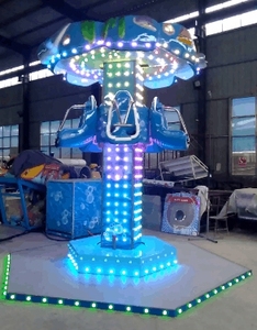 Nouveaux enfants attrayants mini tour de chute de ciel manèges de parc d'attractions usine personnalisée petite tour de chute libre à vendre - Product Image 4