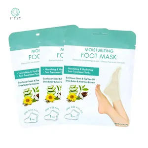 Fornitore professionale maschera per piedi personalizzata OEM maschere per piedi Non chimiche alla lavanda maschera per piedi nutriente e idratante